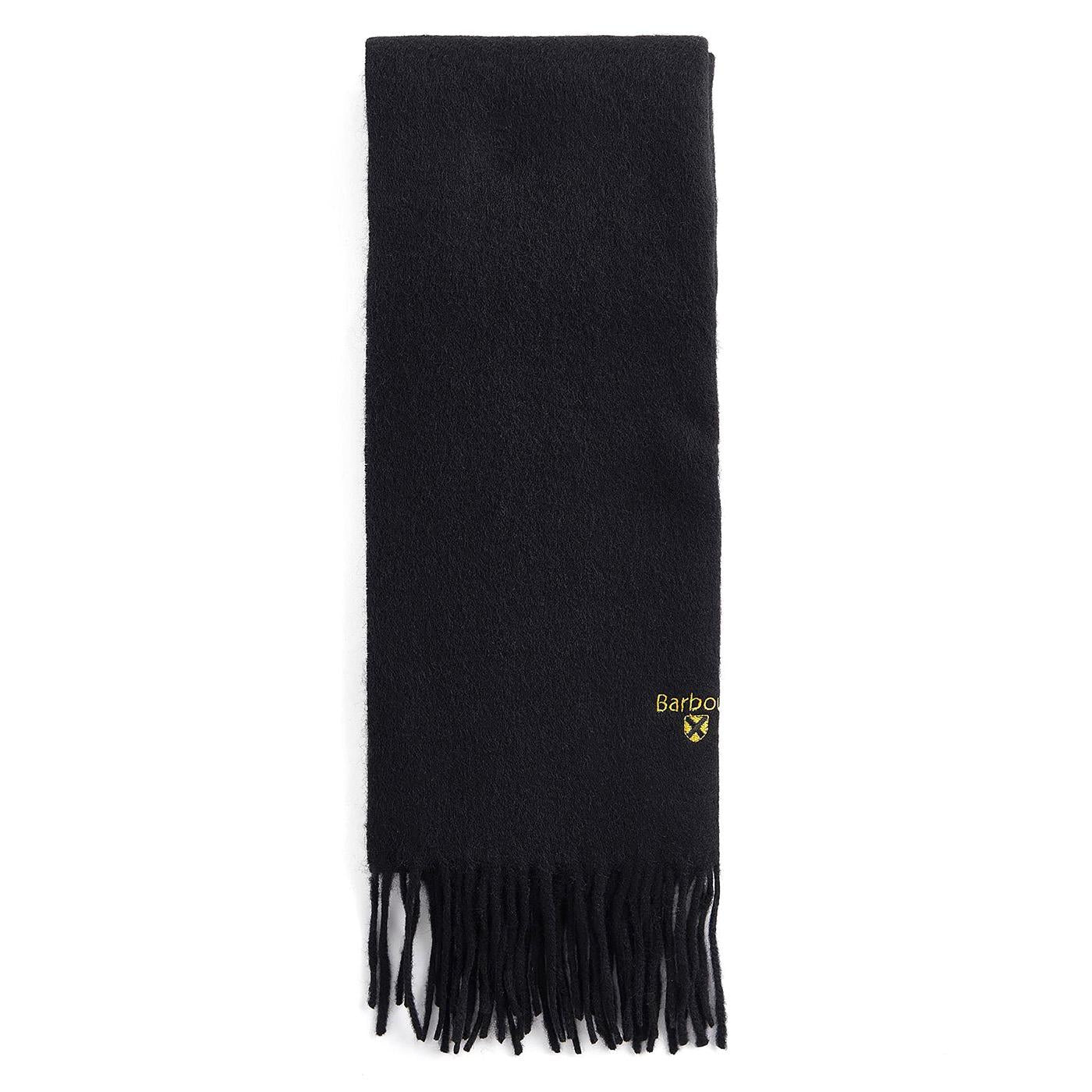 Plain Lambswool Scarf Black - Sciarpa Nera USC0008-BK11  BARBOUR 