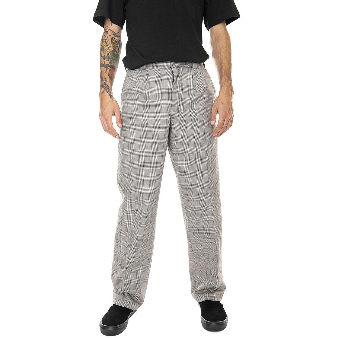 Bakerhill Pleated Pant Dark Brown - Pantaloni Uomo Marroni / Multicolore DK0A4XZKDBX1  DICKIES 