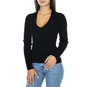 Pullover AF0625-031 - Maglione Donna Nero AF0625-031  LACOSTE 