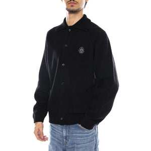 Mars Polo Cardigan Black - Cardigan Uiomo Nero I034132. 89.67 EDWIN 