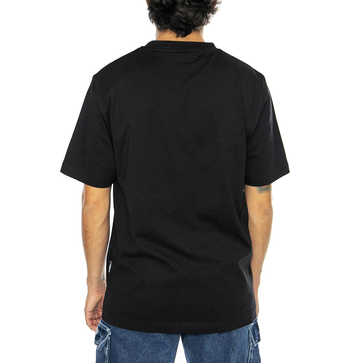 T-Shirt Nighters Black - Maglietta Girocollo Uomo Nera T-SHIRT NIGHTERS - BLACK  WASTED PARIS 