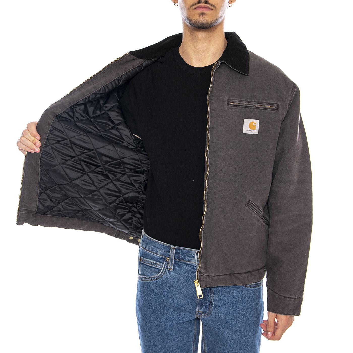 OG Detroit Jacket Tobacco / Black stone canvas - Giacca Marrone I035614.1YL4O . CARHARTT WIP 