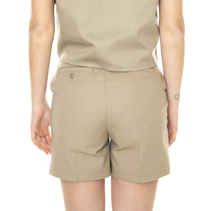 W' Phoenix Khaki Short Pant - Bermuda Donna Beige DK0A4Y85KHK1  DICKIES 