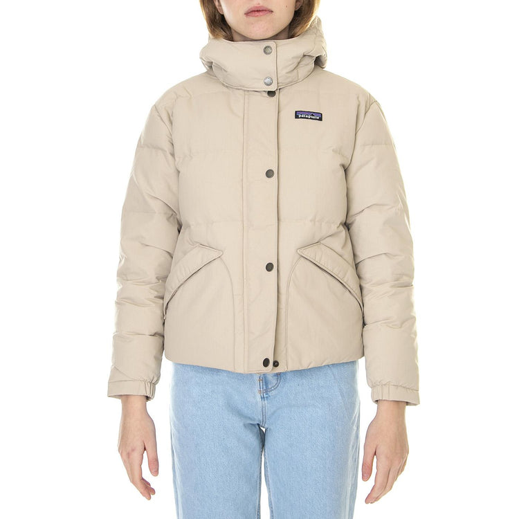 W's Downdrift Jkt Oar Tan - Giacca Invernale con Cappuccio Donna Beige 20625-ORTN  PATAGONIA 