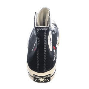 Chuck 70 - Scarpe Stringate Profilo Alto Uomo Nere / Black / Egret / Black US 6 171118C-374  CONVERSE 