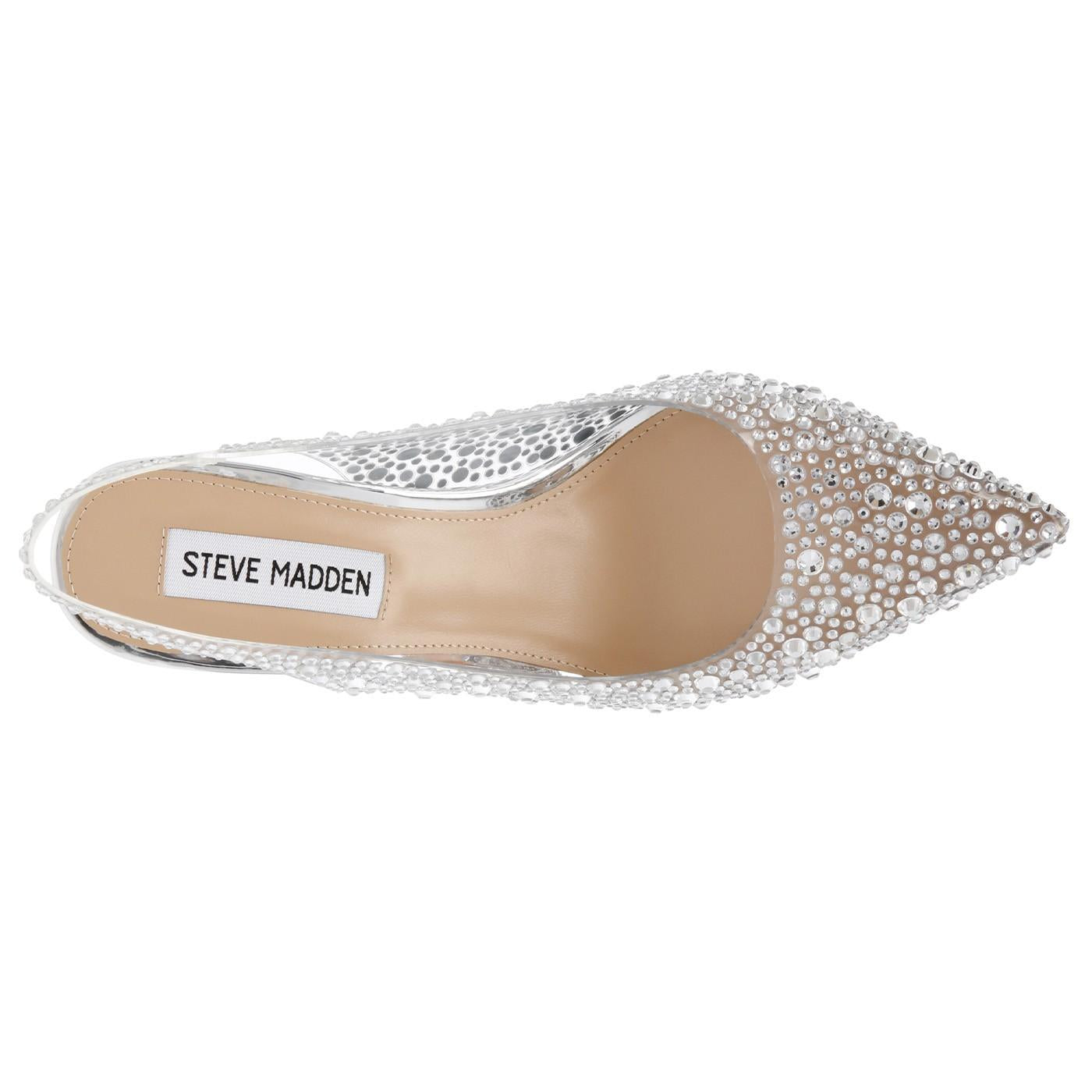 Jeweler Clear - Scarpe Décolleté Donna Bianco / Argento SMSJEWELER-CLE  STEVE MADDEN 