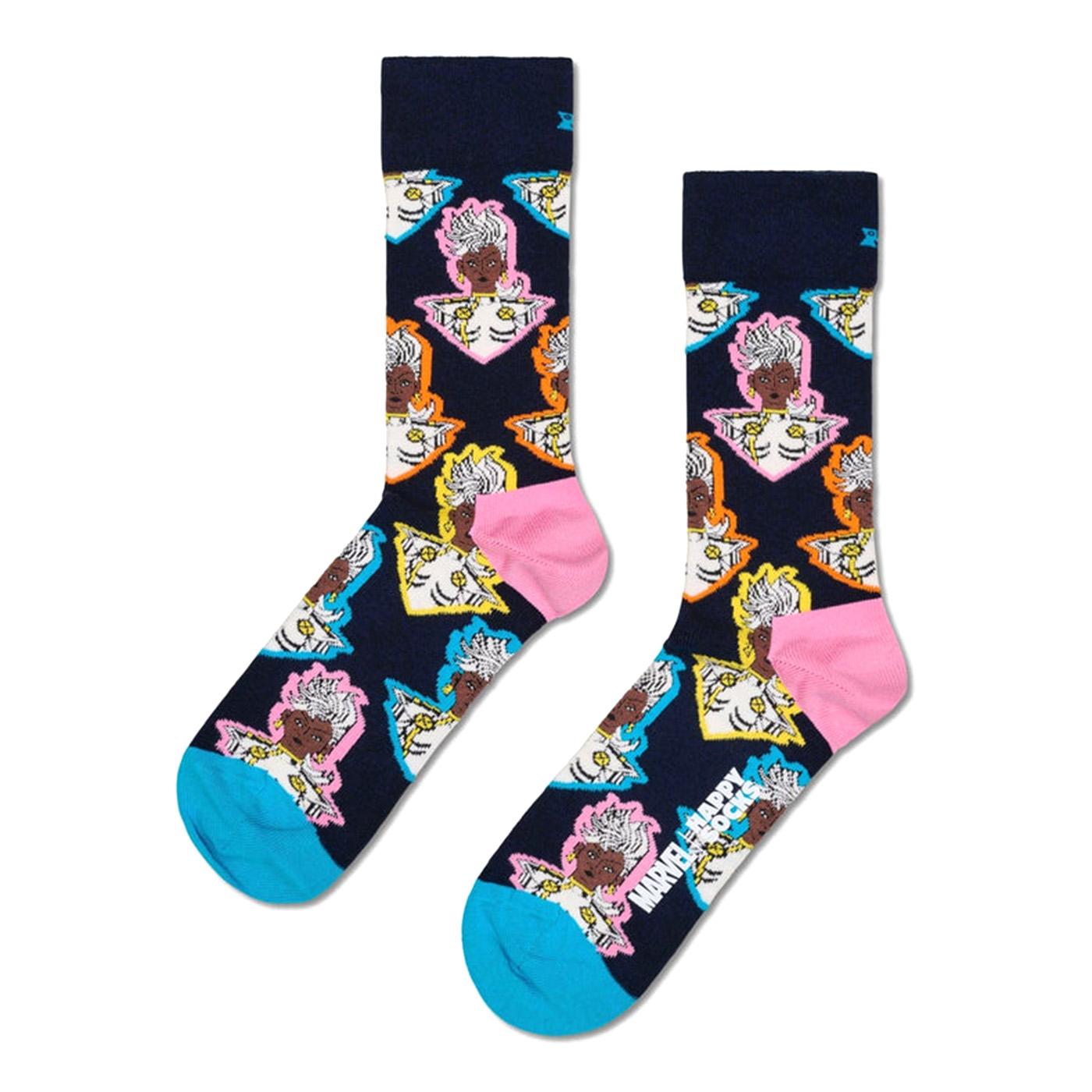 Marvel X-Men Storm Sock Navy - Calzini Multicolore P003492-NAVY  HAPPY SOCKS 