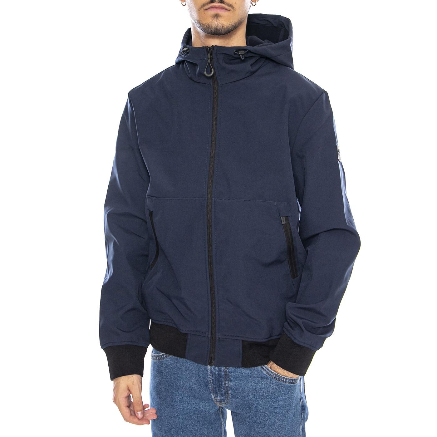 Bowie Sofshell Bomber Noos Jacket Navy Blazer - Giacca con Cappuccio Uomo Blu Scuro 22029276-4863098 . ONLY & SONS 