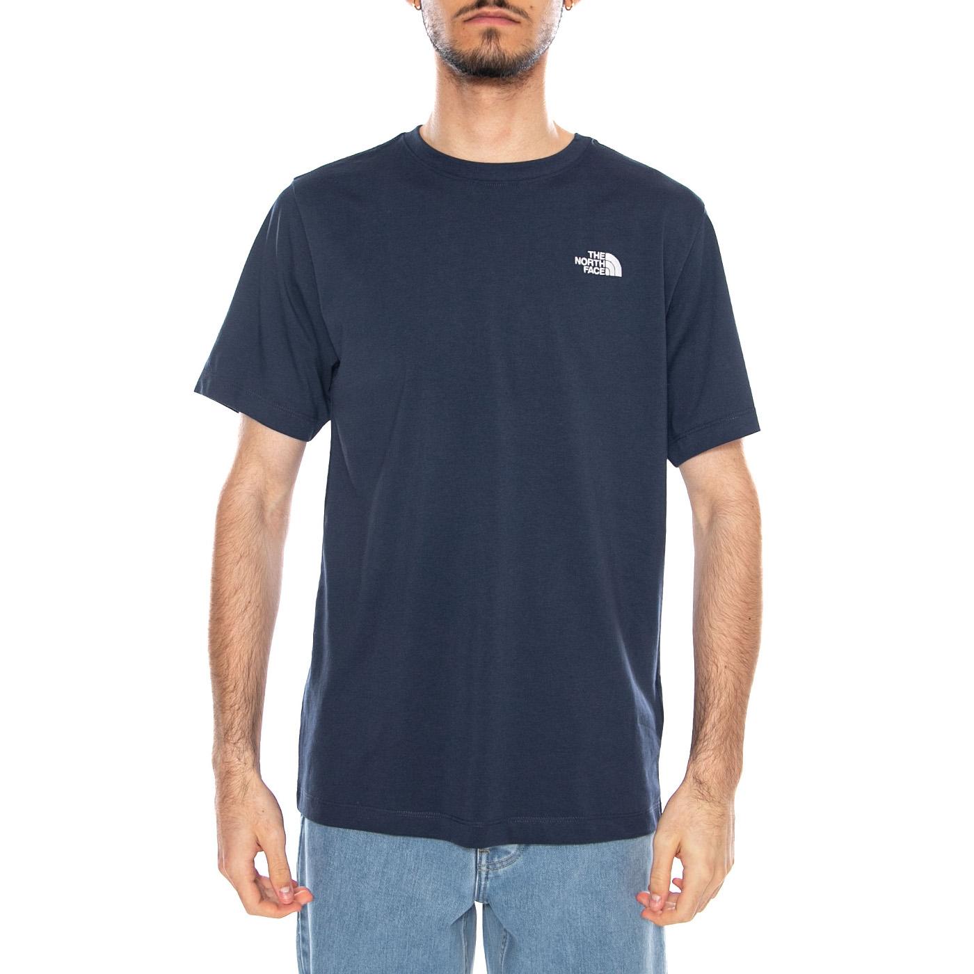 M Evo SD Reg SS Tee Summit Navy - Maglietta Girocollo Uomo Blu NF0A8CZ2 8K21 THE NORTH FACE 