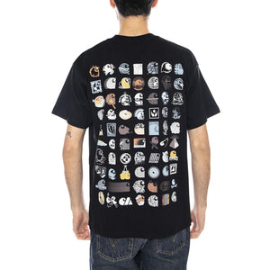 S/S C Logo Archive T-Shirt -- Maglietta Uomo Nera I035439.89XX . CARHARTT WIP 