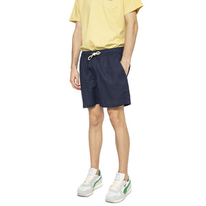 Navy Linen Shorts - Bermuda Uomo Blu 5002-01-5002-01  OAS 