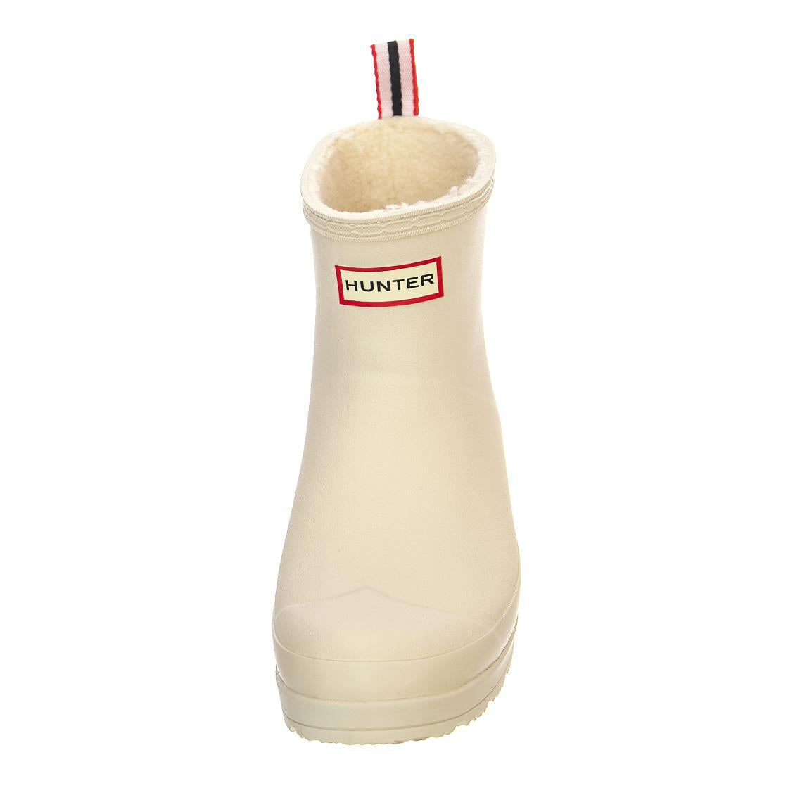 Play Short Sherpa Boot White Willow - Stivali Profilo alla Caviglia Donna Bianchi HUSWFS2235RMA-WHW  HUNTER 