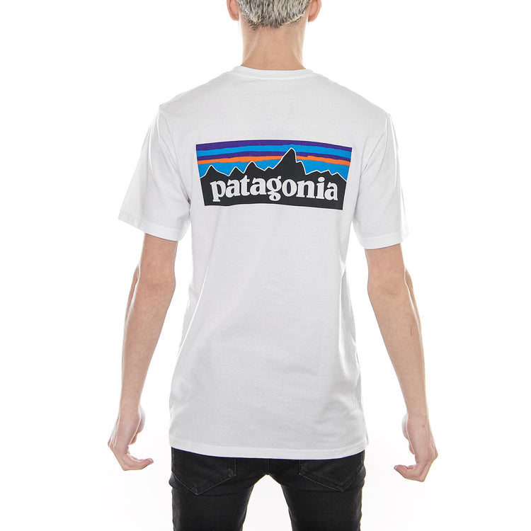 Mn P-6 Logo Responsibili-Tee - White - Maglietta Girocollo Uomo Bianca 39174-WHI  PATAGONIA 