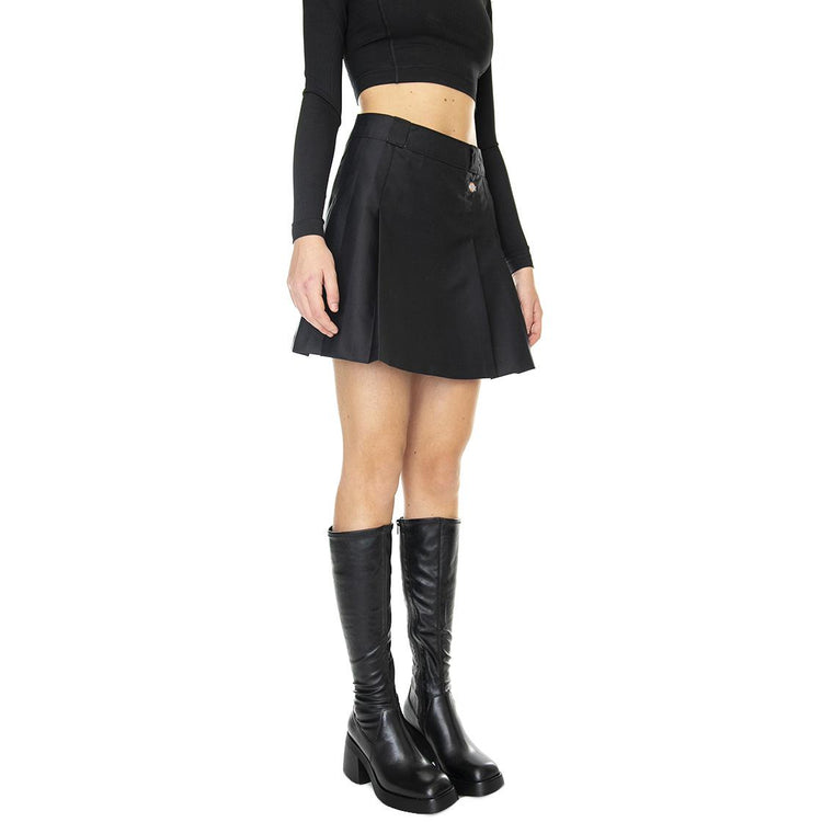 Elizaville Skirt Black - Gonna Nera DK0A4Y1SBLK1  DICKIES 