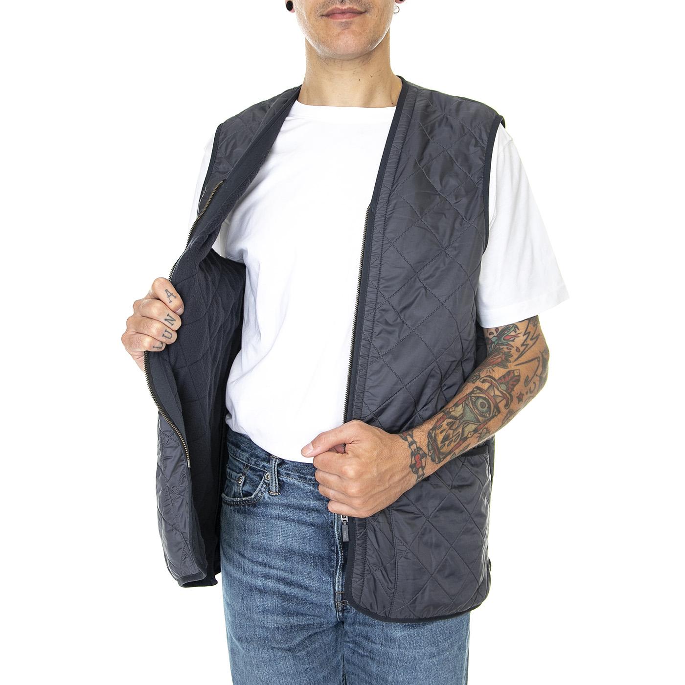 Polarquilt Waistcoat Zip Liner Navy - Giacca Smanicata Uomo Blu 222MMLI0002-NY91  BARBOUR 