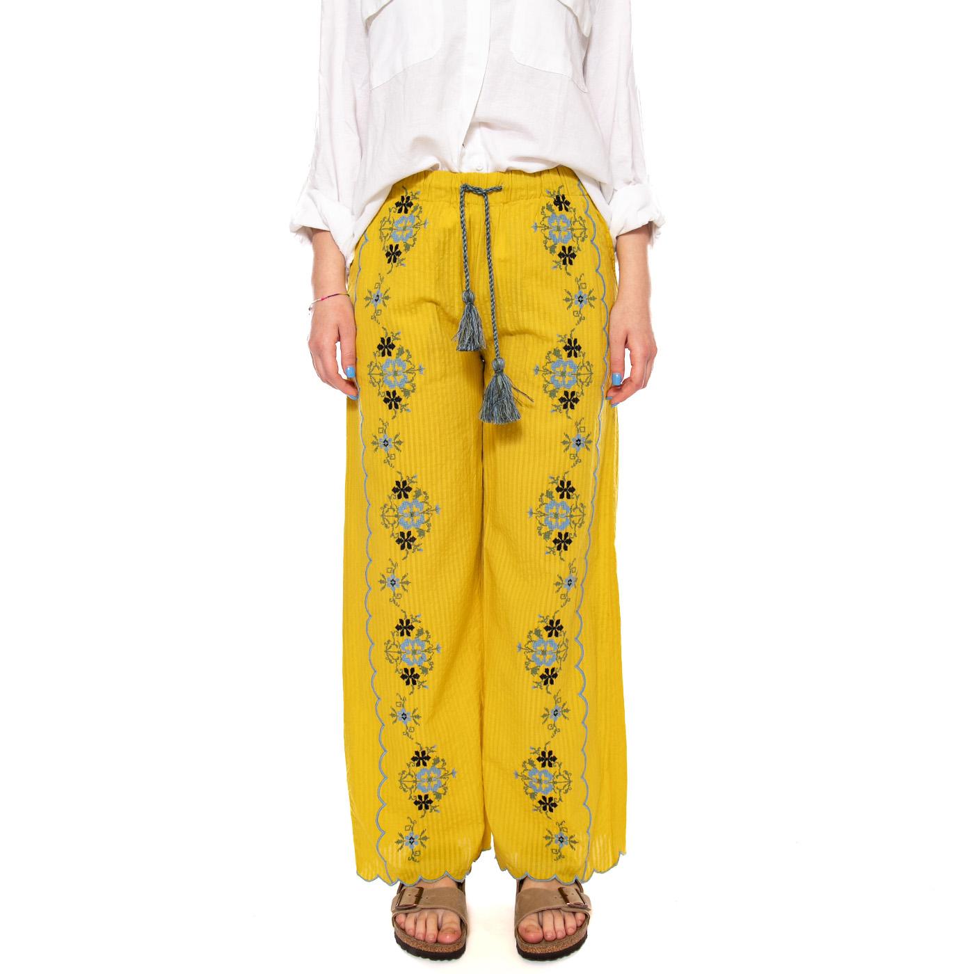 TROUSERS AMBER - Pantaloni Larghi Donna Arancio 4.73.073.33 170 MD'M 