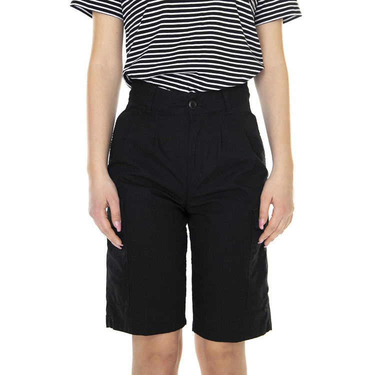 W' Collins Short Black Rinsed - Bermuda Donna Neri I031566-8902  CARHARTT WIP 