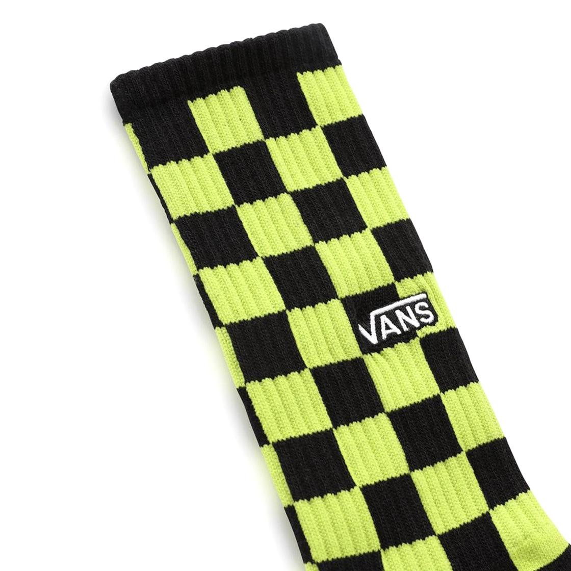 Mn Checkerboard Crew BGreen - Calzini Multicolore VN0A3H3NO991  VANS 