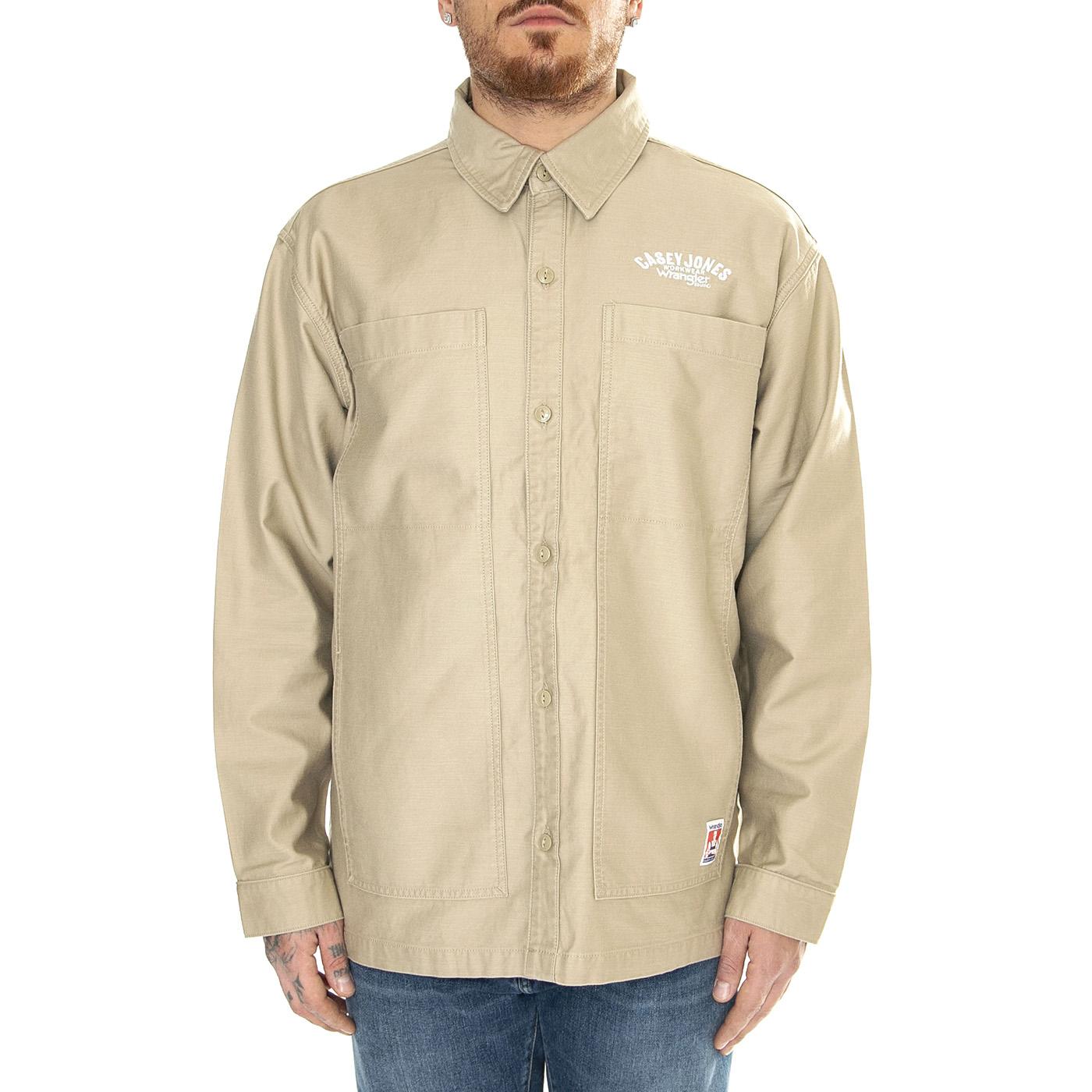 Casey Jones Shacket Saddle Jacket - Giacca Uomo Beige 112351194  WRANGLER 