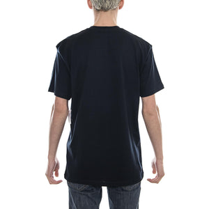 Mn Classic Tee - Navy Blue / White - Maglietta Girocollo Uomo Blu / Bianca VGGGNAV  VANS 