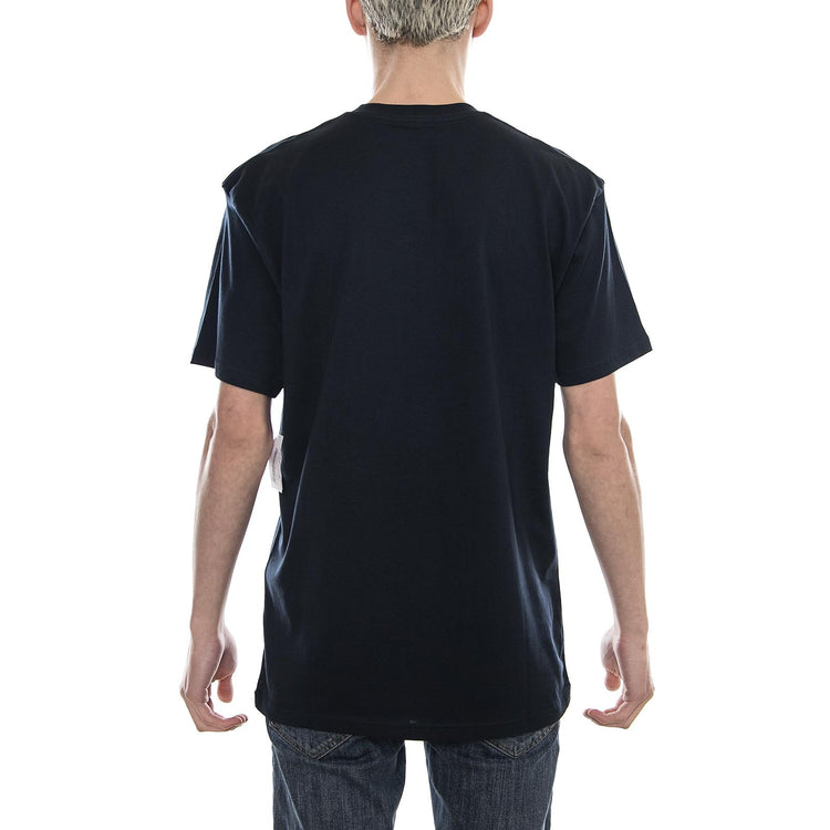 Mn Classic Tee - Navy Blue / White - Maglietta Girocollo Uomo Blu / Bianca VGGGNAV  VANS 