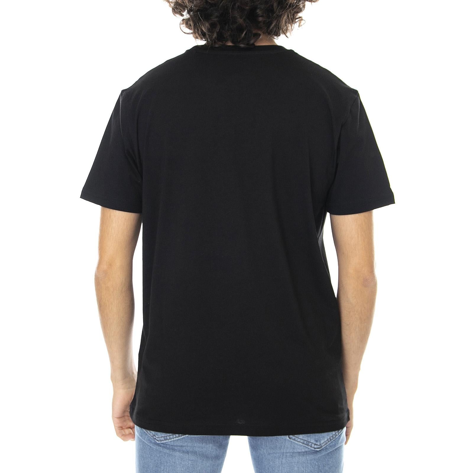 Basic T-Shirt - Black - Maglietta Girocollo Uomo Nera 2743  ALPHA INDUSTRIES 