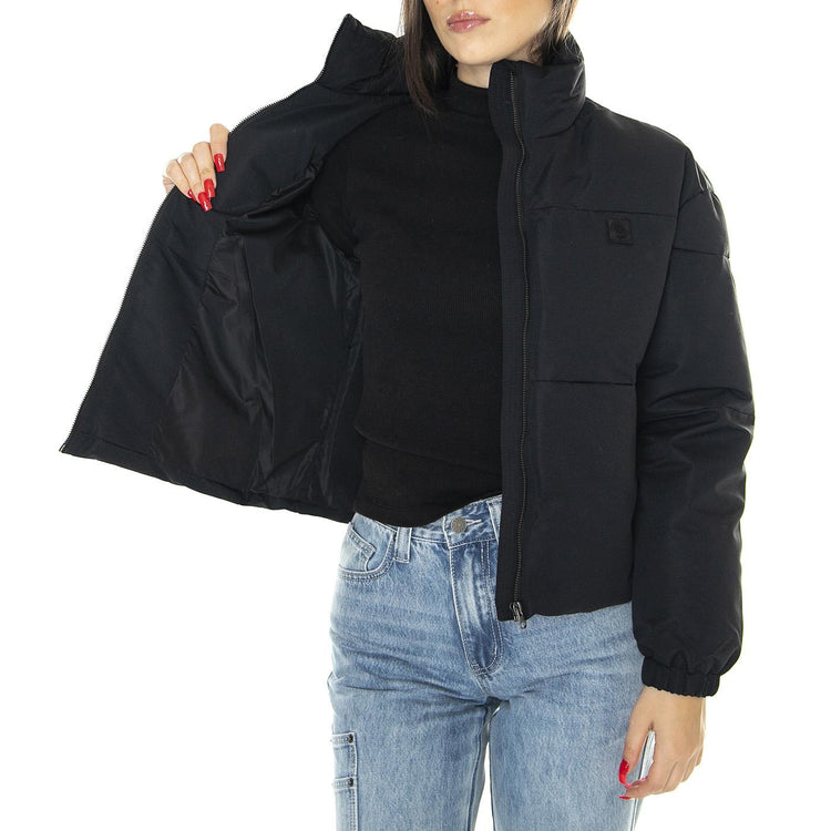 Black Trash Gemma Jacket - Giacca Donna Nera WJK00067  THINKING 