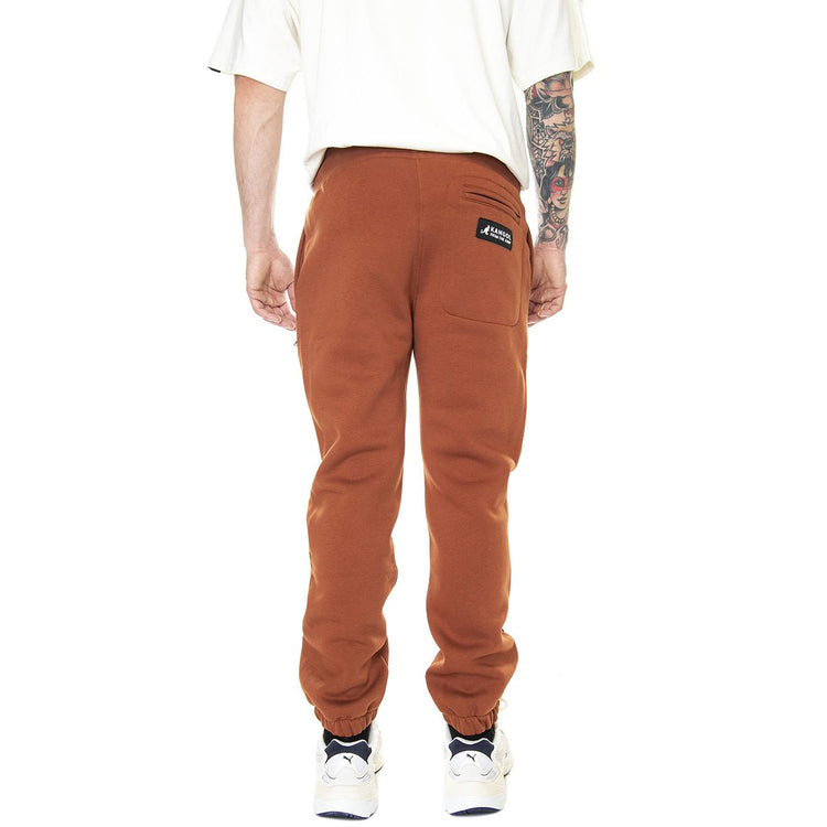 Essential Mahogany - Pantaloni Sportivi Uomo Marroni KAF22USPA105-132  KANGOL 
