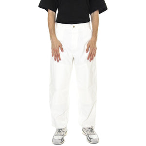 M' Wide Panel Pant Wax Rinsed - Pantaloni Uomo Bianchi I031393-D602  CARHARTT WIP 