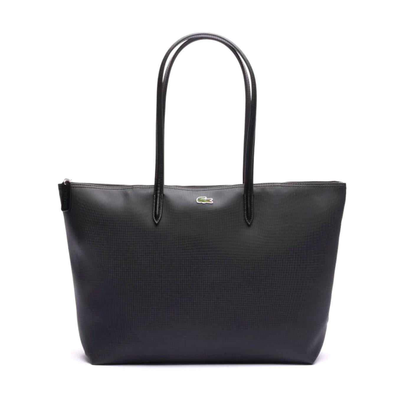 Lacoste Borsa Grande L 12 Black Tote Bag - Borsa Shopping Bag Nera NF1888PO  LACOSTE 
