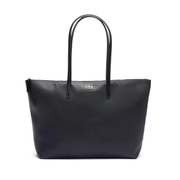 Lacoste Borsa Grande L 12 Black Tote Bag - Borsa Shopping Bag Nera NF1888PO  LACOSTE 