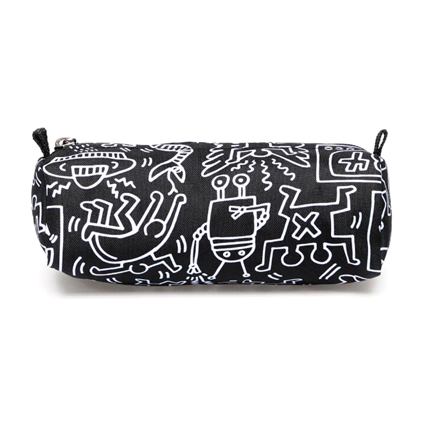 BENCHMARK SINGLE KEITH HARING BLACK / COLORED - Astuccio Multicolore Collaborazione Keith Haring EK000372 6Z21 EASTPAK 