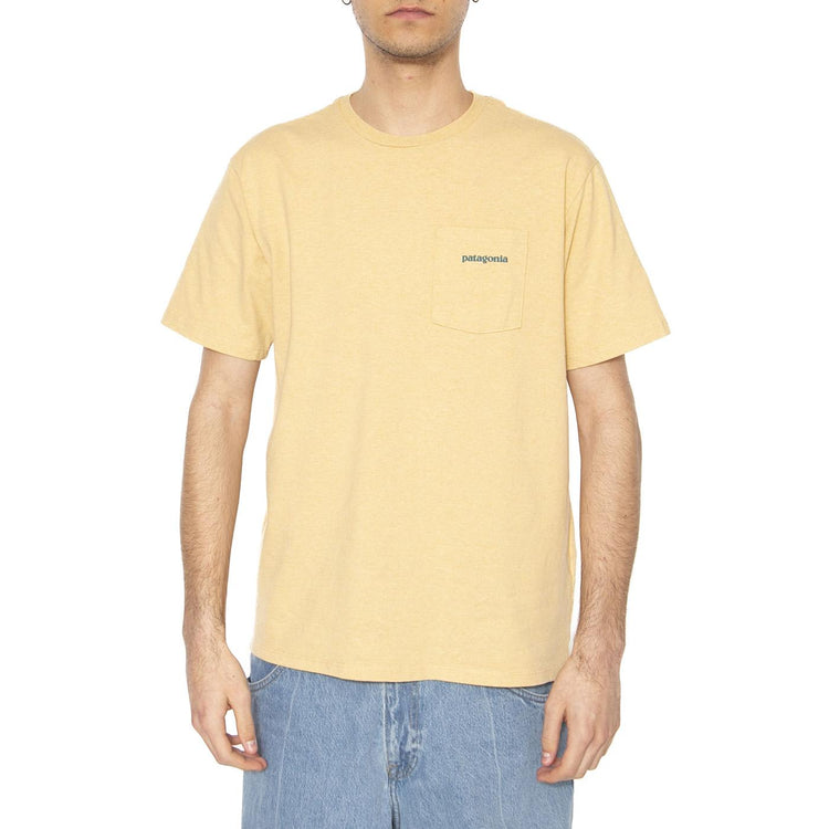 M's Boardshort Logo Pocket Responsibili-Tee BWX - Maglietta Girocollo Uomo Arancione 37655-BWX  PATAGONIA 