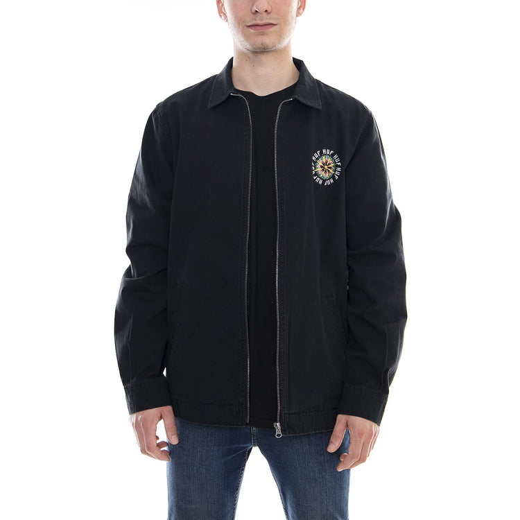 DESERT TRIP GAS JACKET BLACK JK00060-BLACK  HUF 