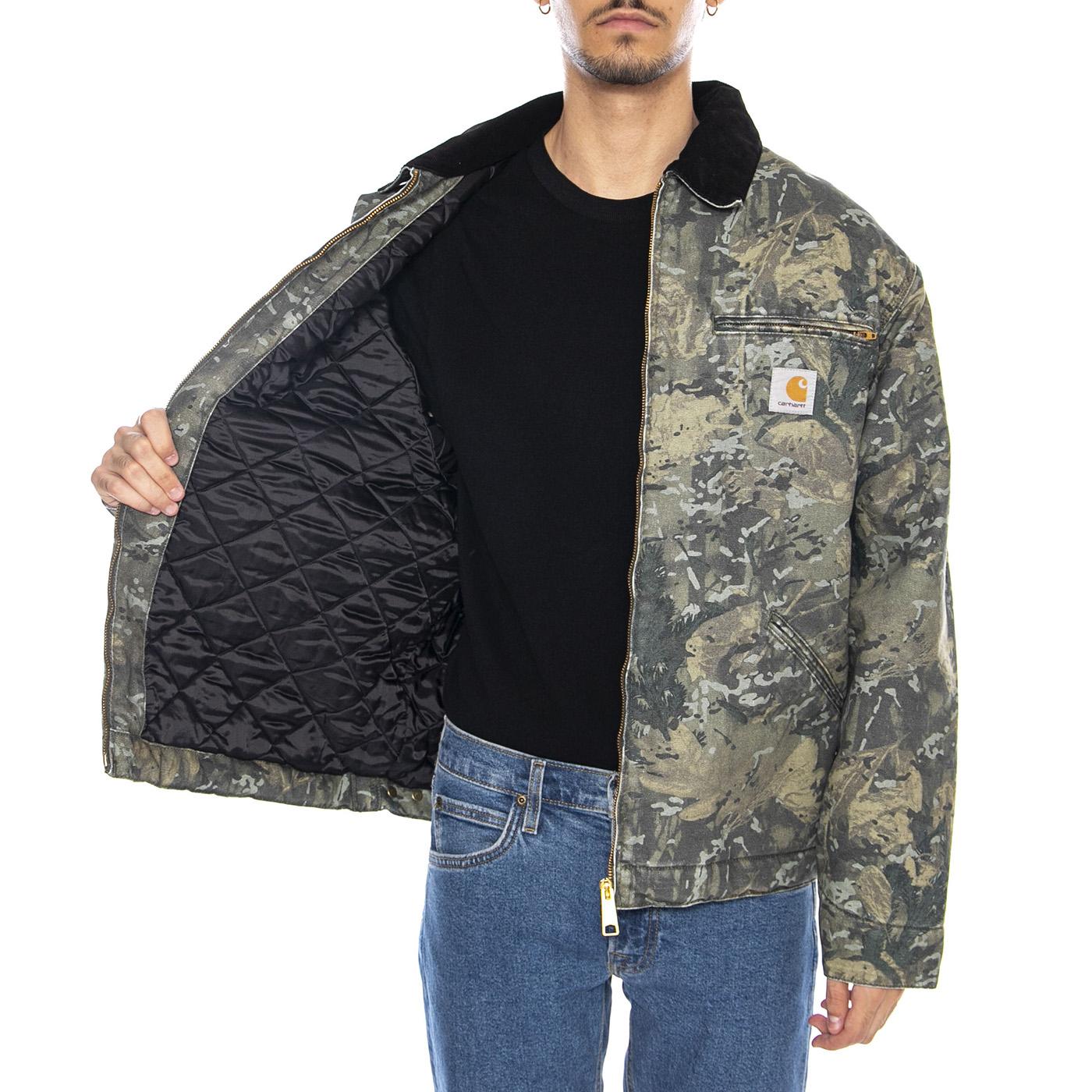 Og Detroit Jacket Camo Combi, Green / Black - Giacca Uomo Multicolore I035614.3BL06 . CARHARTT WIP 
