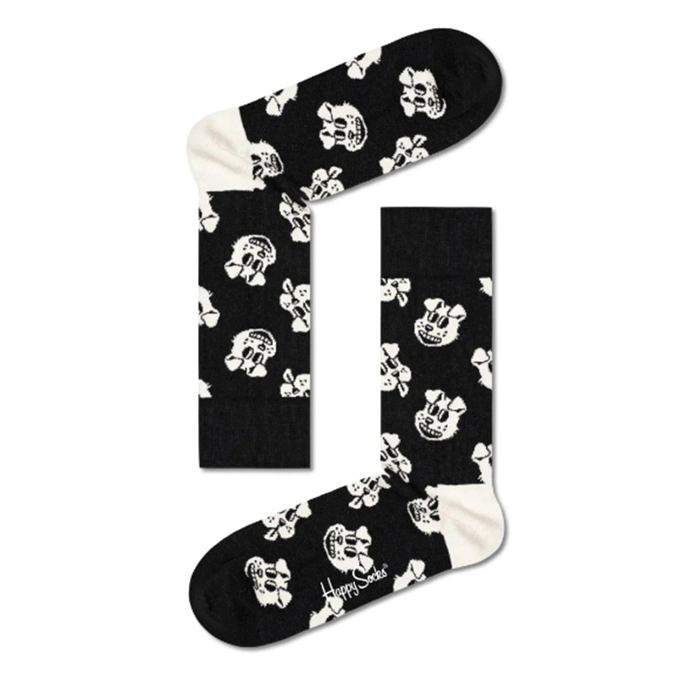 Doggo Sock 9100 - Calzini Neri / Multicolore DOG01-9100  HAPPY SOCKS 