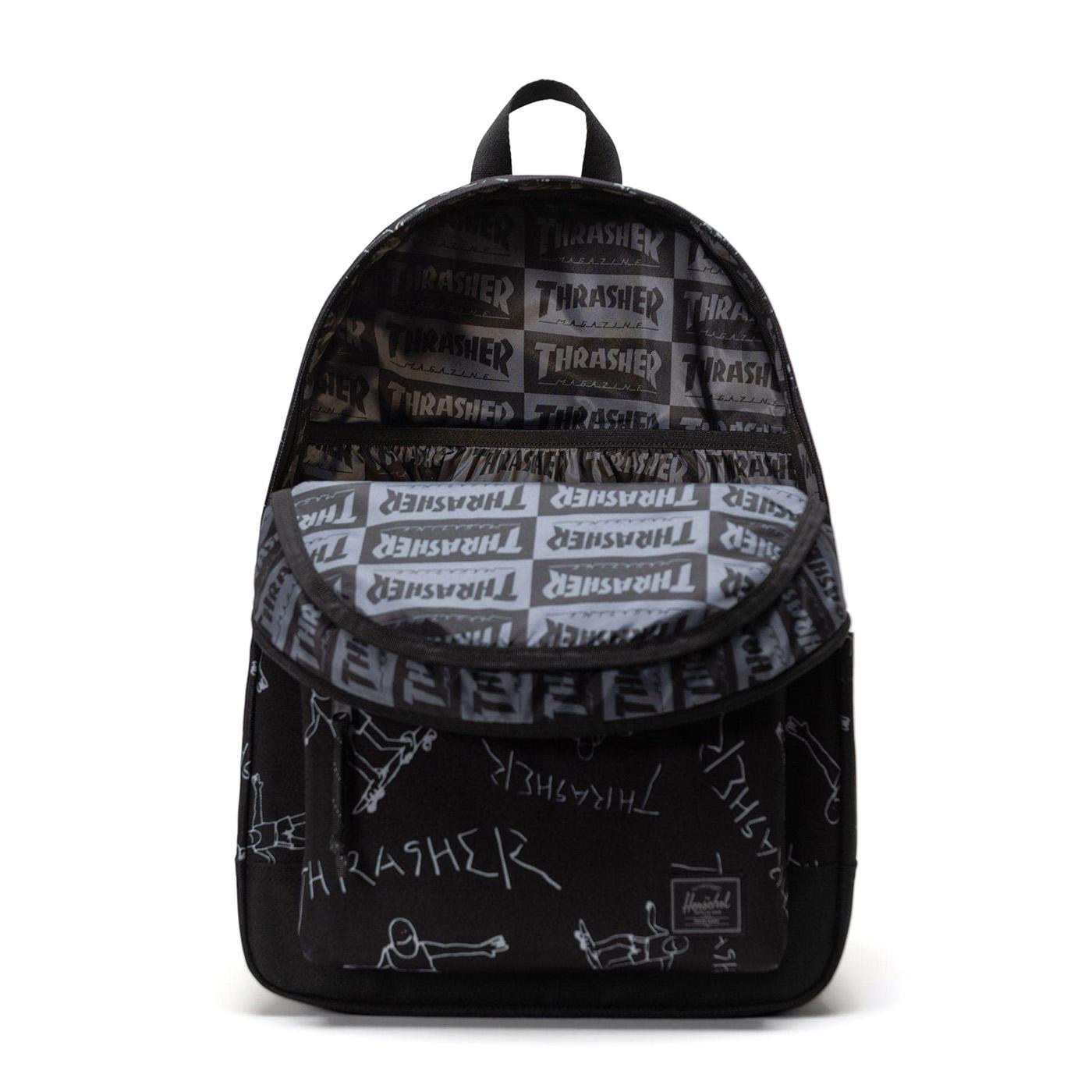 Thrasher Gonz Herschel Classic XL Backpack Black - Zaino Nero 11646-00001-OS 00001 HERSCHEL 