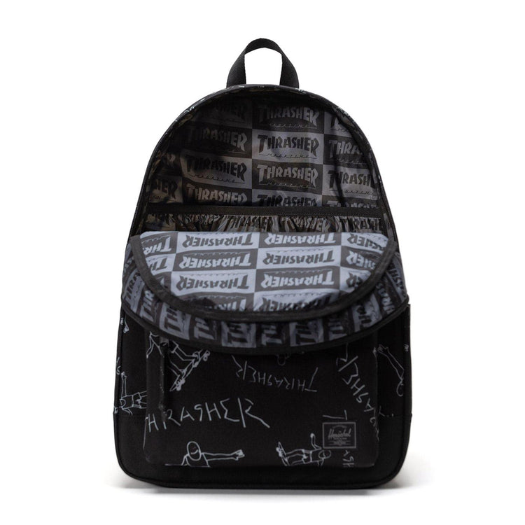 Thrasher Gonz Herschel Classic XL Backpack Black - Zaino Nero 11646-00001-OS 00001 HERSCHEL 