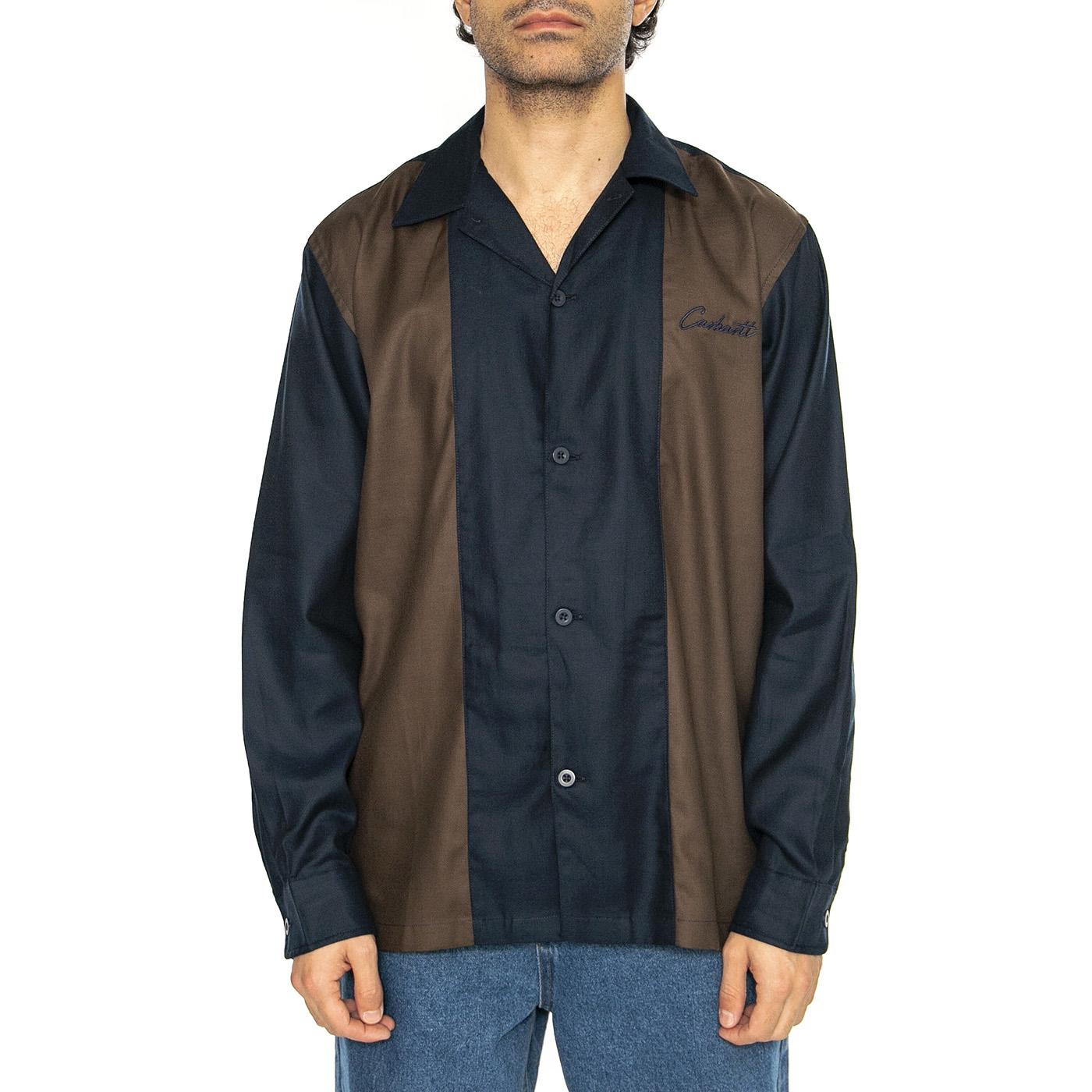 L/S Delaney Shirt Mizar / Liberica - Camicia Uomo Multicolore I034381.2PMXX  CARHARTT WIP 