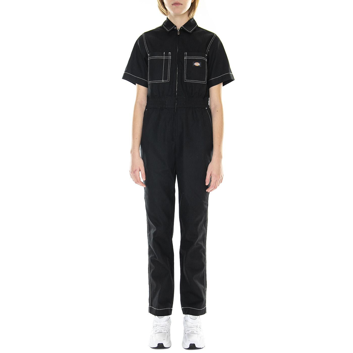 Florala Coverall Black - Tuta Donna Nera DK0A4XYBBLK1  DICKIES 