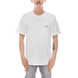 PARROTS TEE WHITE 1904023-WHITE  STUSSY 