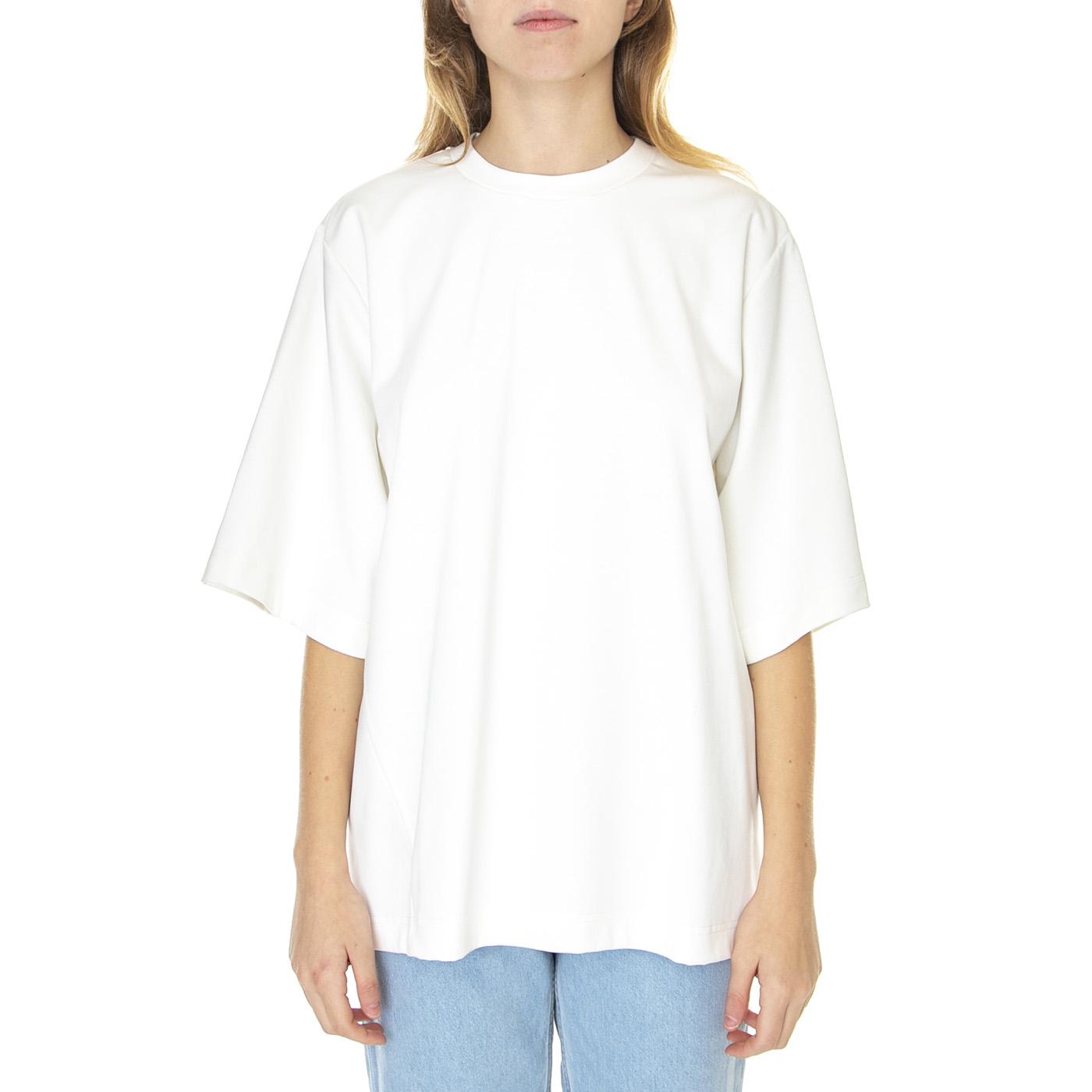 Unn Offwhite - Maglietta Girocollo Donna Bianca 330706-OFFWHITE  ELVINE 