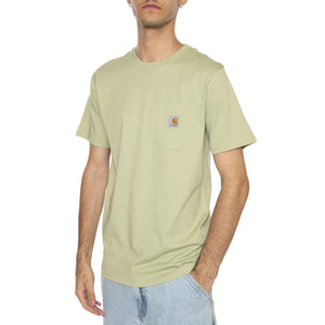 S/S Pocket T-Shirt Wall - Maglietta Girocollo Uomo Beige I030434.UVXX . CARHARTT WIP 