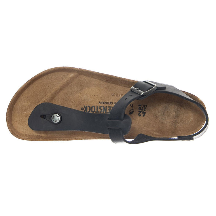 Kairo Oiled Leather Narrow Fit Black - Sandali Uomo / Donna Neri 147111 BLK BIRKENSTOCK 