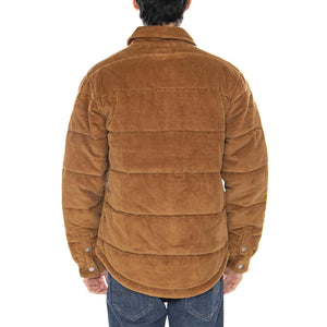 Grand Cord Shirt Jacket Brown - Giacca Uomo Marrone 121160051 CTU OBEY 