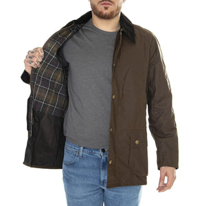 Ashby Wax Jacket Bark - Giacca Invernale Uomo Marrone MWX0339-BR31 . BARBOUR 