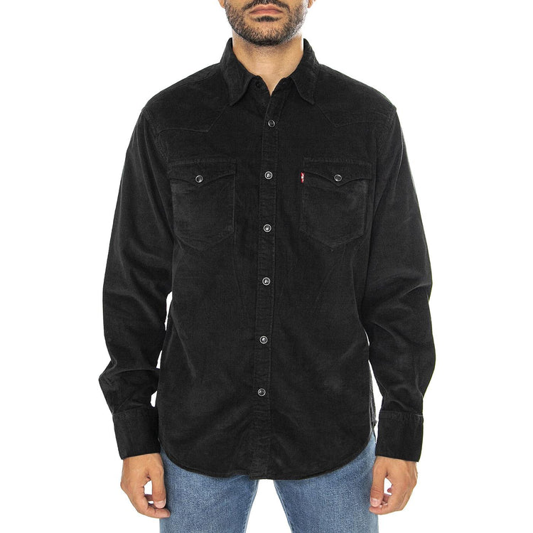 Barstow Western Standard Jet Black - Camicia Uomo Nera 85744-0078  LEVIS 