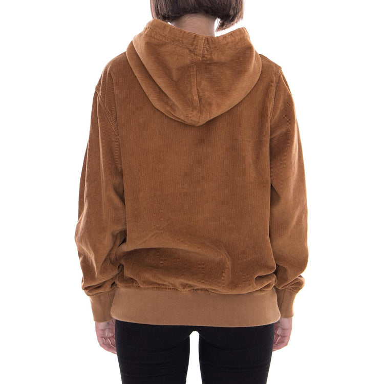 Amonate Duck Brown - Felpa con Cappuccio Donna Marrone 03200170W-BD . DICKIES 