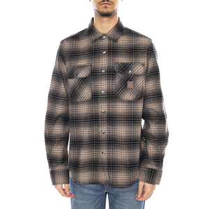Builders Bowery STR WR Flannel -- Camicia Uomo Multicolore 01430 BLKCG BRIXTON 