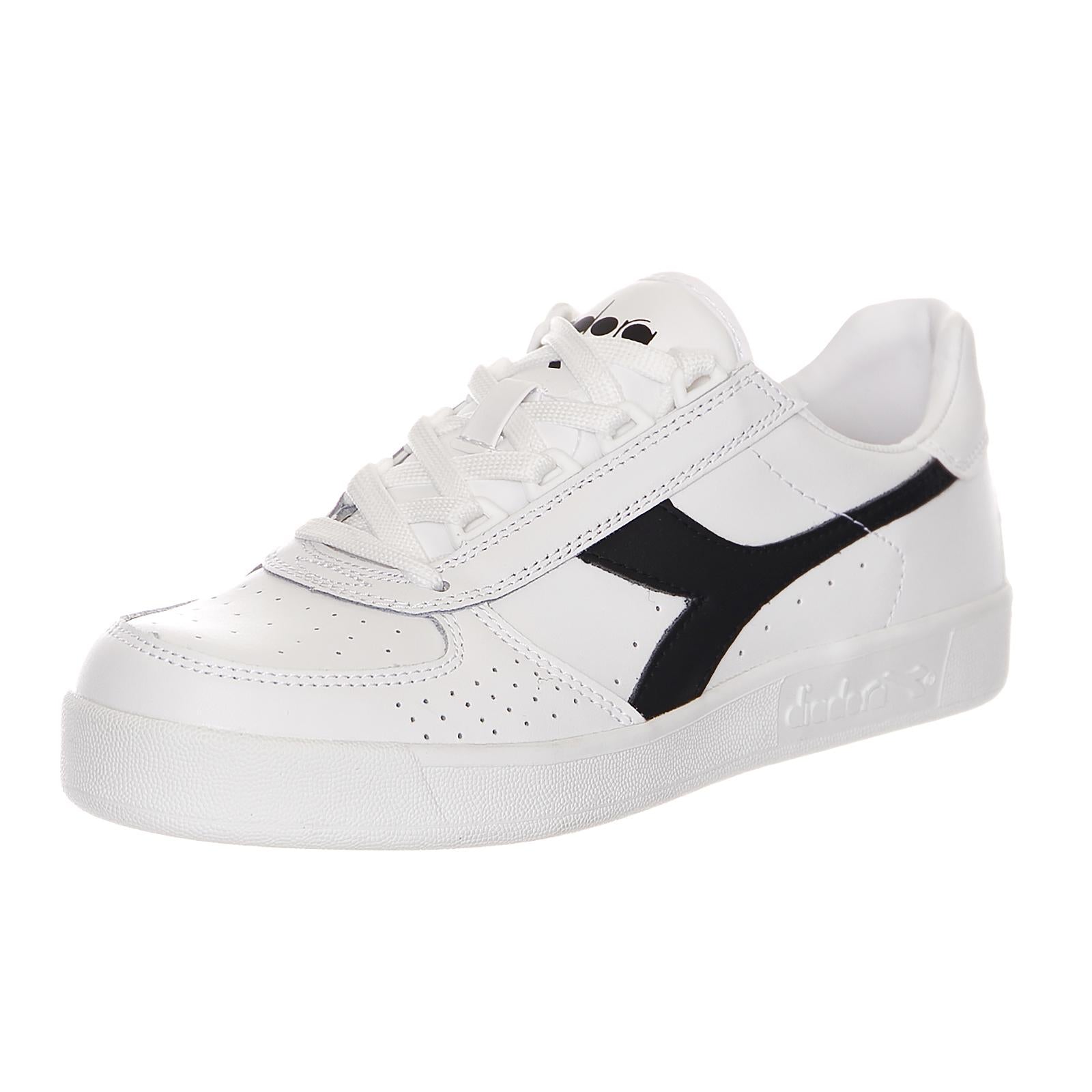 B. Elite Scarpe - White / Black - Scarpe Basse Uomo / Donna Bianche 501.170595-C1880  DIADORA 